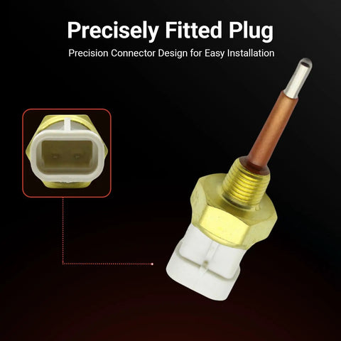 Low Coolant Level Sensor For Detroit Freightliner Cummins Series Trucks Direct Fit For Heavy Duty Rigs 3 8 Inch O Ring Thread 2 Pins