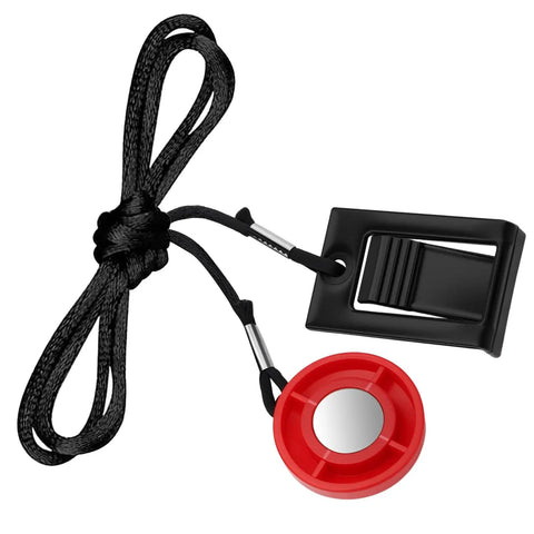 Red Magnetic Treadmill Safety Key, Universal Round Key Replacement for Most Treadmills, quick magnetic emergency stop key