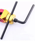 Heavy Duty Adjustable Cnc Mill Positioner Locator Tool For Precision Workpiece Stops And Pro Grade Shop Setup Gear with black and gold finish.