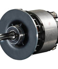 Kickass 36V Brushless Angle Grinder And Cut Off Tool With 9 Inch Blades motor close-up showing brushless design for cordless use.