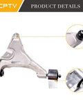 Beefed Up Buick Lucerne Front Lower Control Arm With Ball Joint Replacement Kit For 2006 2011 Suspension System Fits Cadillac DTS 2006 2011 Not For Limo Or Hearse, silver steel arm