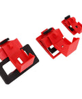 Beefy Heavy Duty Circuit Breaker Lockout Kit Single Pole Clamp On Nylon Hardware 12 Pcs Industrial Safety Tagout Tools For Electrical