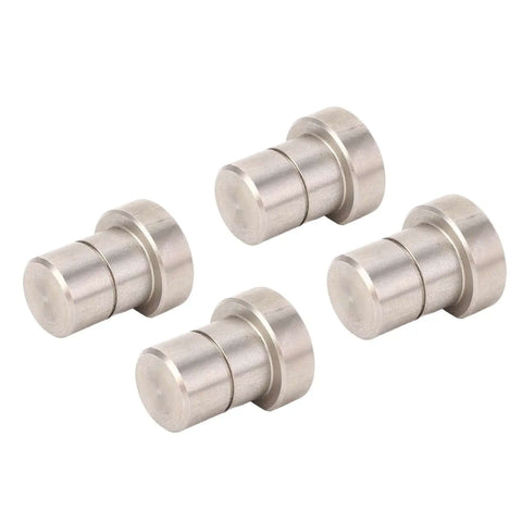 Stainless Steel Bench Dog Clamps Set Of Four For 20mm MFT Table Holes, Woodworking Positioning And Fixing Tools
