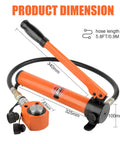 Beefy 20 Ton Hydraulic Jack With CP180 Hand Pump Porta Power Kit Tiny But Mighty Mini Hydraulic Cylinder For Machinery And Shipbuilding Ideal For Tight Spaces And Quick Lifts with hose and cylinder dimensions