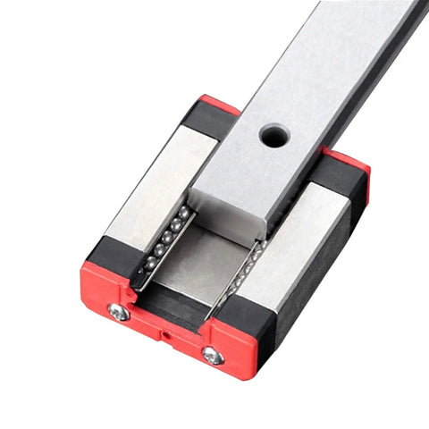 Stainless Steel Linear Guide Rail Slider Type HGH And HGW For Ultra Smooth Rail Motion System Built For Rock Solid CNC Machines 3D Printers Engraving Equipment Auto Inspection Benches Industrial Grade High Precision Low Backlash, close-up slider