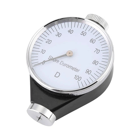Rubber Durometer Hardness Tester Shore D Compatible Portable Analog Gauge for Tires and Rubber 0 to 100 Scale Alloy Body Lightweight 3.07 by 2.05 by 0.87 Inches Easy to Use On The Go Durable