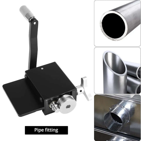 Bead Roller Tool For 5/8 Inch Tubing And Larger, Built For Aluminum Copper Brass Thin Steel And Stainless Steel Piping shown with close-ups