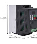 Industrial Grade 440V 11KW Three Phase Input And Output VFD Variable Frequency Drive For Precise Motor Speed Control Inverter 10HP 7.5kW High Torque Beast Mode Power Controller For Industrial Automation And Motor Systems, 155mm x 145mm x 82mm