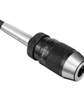 Keyless Drill Chuck MT2 Morse Taper Mount Three Jaw for Lathe and Milling Machine, Capacity One Thirty Second Inch to One Half Inch
