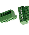 6 Pin Pluggable PCB Screw Terminal Block Female Connector 3.5mm Pitch Green Pack Of 10 For Easy Plug And Play Wiring
