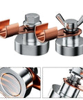 Heavy Duty Magnetic Welding Ground Base Clamp Holder For Welding Kit With Strong Magnet and Pro Grade Copper Tail Clamps