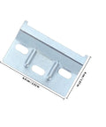 Heavy Duty Wall Cabinet Mounting Brackets Set Of 10 For Wood Cabinets Iron Flat Shelf Brackets With Easy Wall Installation close-up view