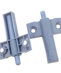 Top Notch Pom Plastic Cabinet Soft Close Damper Buffer with Grey Slam Proof Bump Stop Valves and Hassle Free Mounting Screws set.