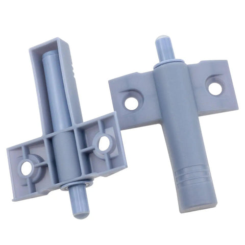 Top Notch Pom Plastic Cabinet Soft Close Damper Buffer with Grey Slam Proof Bump Stop Valves and Hassle Free Mounting Screws set.