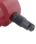 Close-up of Double Head Sheet Metal Nibbler Cutter Drill Attachment for Iron, Stainless Steel, Aluminum, Plastic, and Plywood