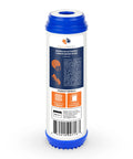 Five Micron 10 Inch GAC Water Filter Cartridge Replacement For AP117 GAC 10 GAC1 4 Pack Coconut Shell Carbon with label