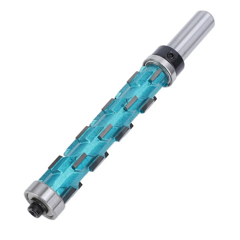 Rock Solid Flush Trim Spiral Carbide Router Bit For Woodworking Pros That Cuts Clean Through Plywood And Hardwood Fast Without Splintering, 3/4 cut diameter.