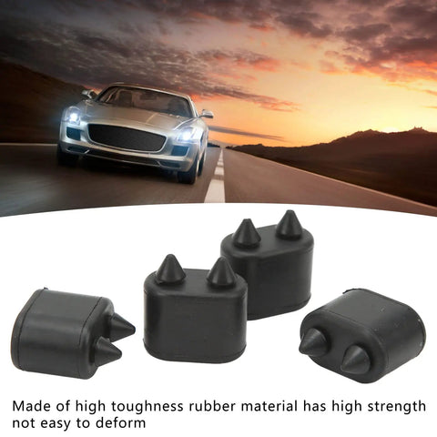 Grab These 4Pcs Rubber Door Jamb Bumper Cushions For Super Easy Noise Reduction, Smooth Closes, And A Total Fix For Cutlass And Other Rides Without The Clunk Or Squeak. black rubber door jamb bumpers, 4-piece set, spiked design, for quiet car door closing