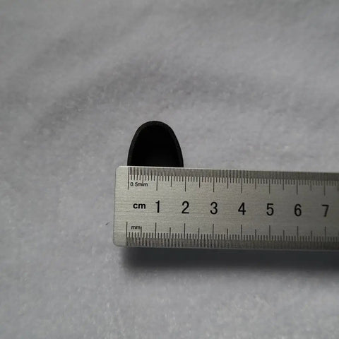 Iron Fuchi Kashira Set For Samurai Swords Koshirae Tsuka Ferrule End Cap Pommel Fit with ruler measurement