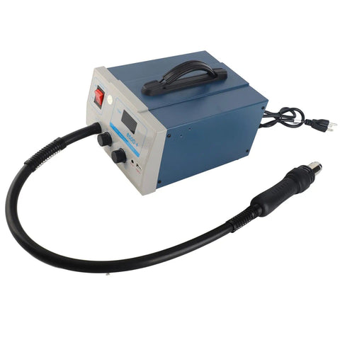 Desoldering Station 850D Hot Air Rework Tool With LED Digital Display, featuring a hose for SMD PCB components repair.