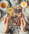 Clear Mechanical Gear Stamp Set With Transparent Gear Patterns For Scrapbooking And Card Making Steampunk Vibe Rubber Stamps