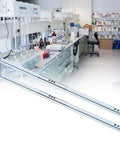 Two Pack Heavy Duty Drawer Slides With Steel Ball Bearings For Cabinets Closets And Furniture Organization 450x17mm Rails