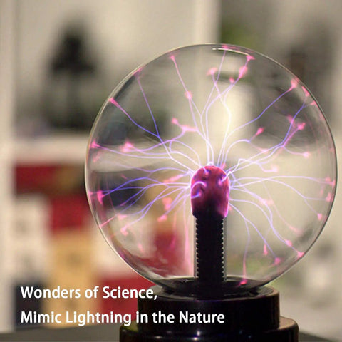 Plasma Ball Light With Touch Sensor USB Powered Lightning Globe For Parties And Gifts Safe And Fun Interactive Science Toy 3 Inch Plasma Globe For Teens And Curious Minds Epic Birthday Holiday Gift
