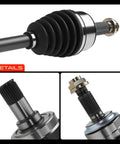 Pair Of Front CV Axle Shafts For Honda Accord 2008-2014 2.4L Civic 2014 1.8L EX Manual Acura TSX 2009-2013 2.4L details