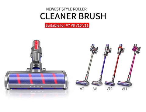 Floor Head Soft Roller Brush For Dyson V7 V8 V10 V11 Cordless Vacuums with ABS Construction