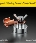 Kick Your Welding Game Up A Notch With This Sleek Magnetic Ground Clamps Tool, small size, 118g, for smooth metal tables or poles.