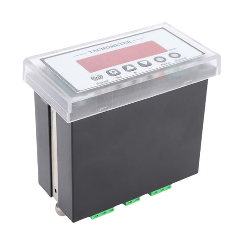 Top Shelf Digital Tachometer With Four Digit LED Screen And NPN Proximity Probe Serving Lathes And Conveyors Rigged For No Sweat Speed Checks And Rock Solid RPM Monitoring Any Day