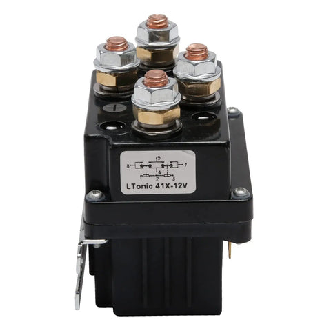 Heavy Duty Winch Solenoid Contactor Relay 12 Volt 15W 500 Amp For ATV UTV 4x4 Off Road Winches With brass terminals