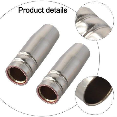 Heavy Duty 14Piece MIG Welding Tips Kit With 0.8mm 0.030 And 1.0mm 0.040 Contact Tips, Gas Nozzles, Copper Brass Consumables