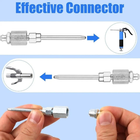 Industrial Grade Grease Needle Coupler Set With High Pressure Needle Nozzle for precision lubrication and attachment