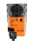 10 Nm Kick-Ass Rotary Actuator For Ball Valves 24V AC DC 3-Point Control With Manual Override shown from back angle.