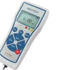 Digital Force Gauge 500 Newtons Capacity With Peak And Track Mode For Tension And Compression Readings Internal Memory Hold Function High Accuracy Zero Point Two Percent 500 N Great For Lab Shop And Field Testing handheld digital gauge on white background
