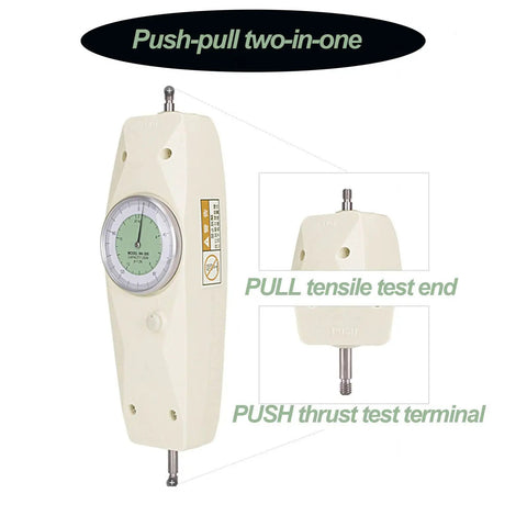 Handheld Force Gauge NK20 Analog Push Pull Gauge With One Percent Accuracy Portable Pro Grade Precision Measuring Instrument For Experiments Electronics Auto Parts And Industrial Testing, push-pull two-in-one