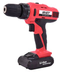 18V cordless drill with ergonomic handle, keyless chuck, and variable speed dial; Ready For Any Rig This Badass 18V Cordless Drill And Driver Delivers Killer Torque Through Its Feather Touch Variable Speed Dial And Dependable 3/8 Inch Keyless Chuck Setup Paired With A Glowing Led Work Lamp.
