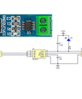 3 Pack 30A Current Sensor Module ACS712 for Arduino with circuit diagram, showcases Hall Effect Sensor and mounting details.