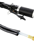 Super Duty Pneumatic Reciprocating Saw 3/8 In With Lock-Out Lever and Inline Access for Tight Spaces, heavy-duty tool angled view