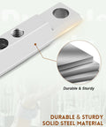 Close-up of solid steel part from cable ball stopper ends with hex screws for gym cables 5mm and 6mm, showing durability.
