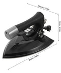 Pro Grade Commercial Steam Iron For Clothes With Instant Heat Retention And Consistent Steam Output Heavy Duty Handheld Industrial Iron Steamer For Clothing Factories And Dry Cleaners Built For Bulk Pressing, black iron, 20cm x 14.5cm