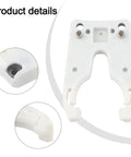 Super Secure ISO30 Tool Holder Claw Clamp For CNC ATC Machines, 10cm L x 15.5mm W, white, showing detailed clamp design.