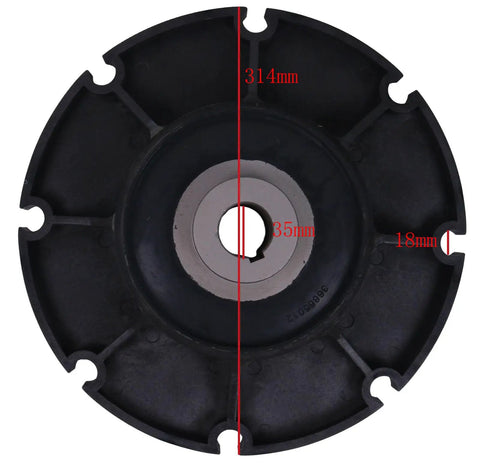 Beefed Up 1.38 Inch Coupling Element For Ingersoll Rand Doosan Bobcat Air Compressors 36865012 Replacement Part, 314mm Diameter