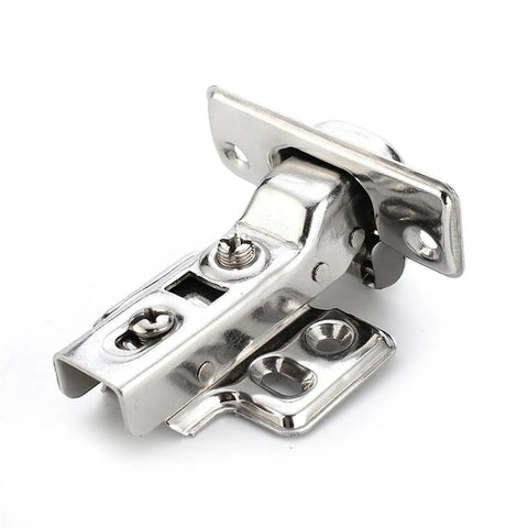 Stainless Steel Cabinet Door Hinges With Soft Close Damper Hydraulic Buffer For Full Overlay Cabinets and Furniture Hardware