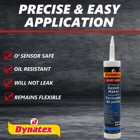 Blue RTV Silicone Gasket Maker Cartridge 300ml Single Component Formed In Place Gasketing Compound Oil And Water Resistant