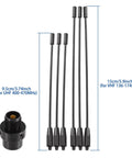Go-To Dual Band Vehicle Ham Radio Antenna With Ground Planes Magnetic Base Mount For 136-174 MHz VHF And 400-470 MHz UHF long whip