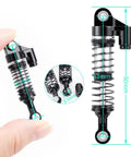 53mm Oil Shock Absorber Beefed Up Upgrade for Redcat Ascent One Eighteenth Scale and TRX4M RC Crawlers, black aluminum