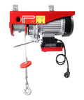 Shop Certified Electric Hoist With Wireless Remote And Twelve Meter Steel Rope 600kg Motorized Winch for garage and barn projects.