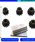 Steel 32P Pinion Gear Set 3.175mm Shaft One Eighth Inch 10T 11T 12T 13T 14T For Redcat Blackout Xte Pro Xbe Pro Sc Pro Volcano Epx Dukono RC Cars Upgrade Pack Beefed Up Performance
